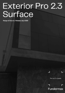 Lee más sobre el artículo Catálogo Fundermax Exterior Pro